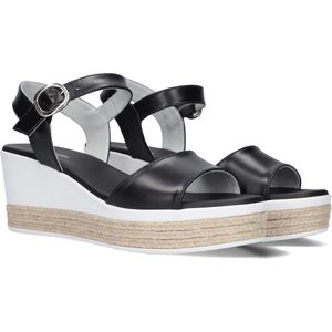 Nero Giardini 410650 Sandalen - Met Sleehak - Dames - Zwart - Maat 37