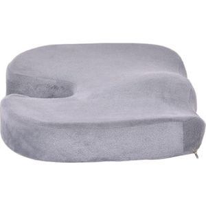 Orthopedische zitkussens - Memory Foam Gel stuitkussens - Ergonomische zitkussens voor auto's en bureaustoelen - Rolstoelkussens -Grijs