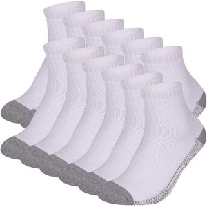 Heren sport enkelsokken 12-pack Heren Cushion Comfort Casual hardloopsokken Maat