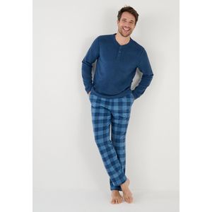 Damart - Pyjama fleece Thermolactyl - Heren - Blauw - M