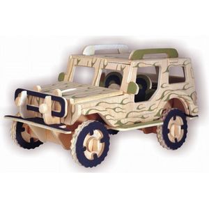 Bouwpakket Jeep - hout