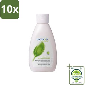 10 x Lactacyd – Verfrissende Wasgel - 200 m - Grootverpakking - Intieme Wasgel - Frisse Intieme Wasgel - Menthol Wasgel - Geurvervoegende Wasgel - Intieme Verzorging