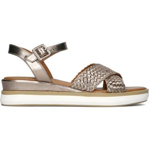 Lina Locchi L1386 Sandalen - Met Sleehak - Dames - Brons - Maat 40