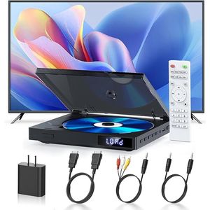 DVD Speler met HDMI - Haarscherpe Beeldkwaliteit - Geschikt voor Moderne TV’s - Compact en Gebruiksvriendelijk Design - Voor Films, Series en Muziek - Betrouwbare Entertainmentoplossing voor Thuis