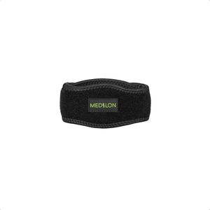 Medilon Elleboog Brace met Pelotte – Elleboogbraces voor Tennisarm – Tenniselleboog brace – Bandage voor Golfarm – Zwart – One Size – Unisex
