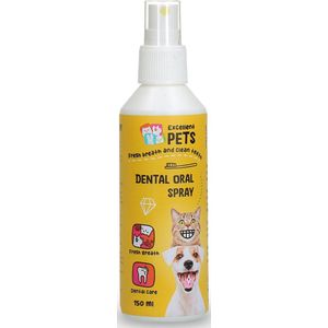 Excellent Dental oral spray - Gebits spray voor honden en katten - Reinigt de tanden - 150 ML