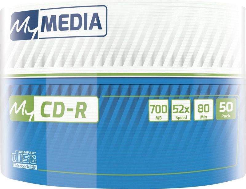 MyMedia CD-R 700MB - 52x - 50PK - Wide Printable