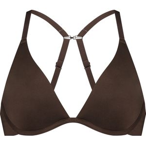 Hunkemöller - Smooth - Niet-voorgevormde Beugel Bh - Bruin - Maat A80