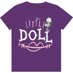 Disney The Nightmare Before Christmas - Little Doll Kinder T-shirt - Kids tm 4 jaar - Paars