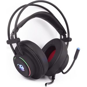 Gaming Headset met LED-verlichting en Omnidirectionele Microfoon - Compatibel met PC, PS4, Xbox One
