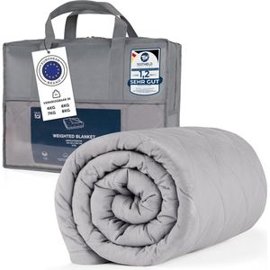 Verzwaringsdeken - Grijs - Katoen - 150x200 cm