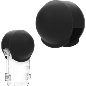 Allecto Plus - Siliconen Lensdop voor Insta 360 x3 Duikbehuizing - Zwart