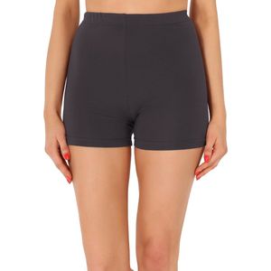 Merry Style MS-MS10-391-LE Dames Leggings - Sport - Vrijetijdsbroek - Hotpants - Shorts - Boxershorts - Kort - Viscose - Grafiet - XXL