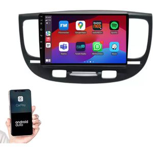 Geschikt voor Kia Rio 2005-2011 | 9"" Android 14.0 Autoradio | Apple CarPlay & Android Auto | 2GB RAM & 32GB opslag | Draadloze verbinding | HD Touchscreen | FM, AM, DAB+ Radio | Bluetooth handsfree bellen
