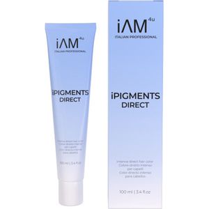 Permanente crème haarverf iAM4u iCOplex 4.12 Ash Pearl Brown - 100 ml