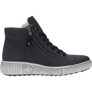 Rieker - Winterlaarzen - Grijs - Met Uitneembare Inlay - Sleehak