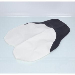 generieke zwart witte zadelhoes voor peugeot 50 speedfight scooter - nieuw