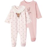 Vertbaudet - Set van 2 - Fluwelen Slaappakjes - Disney® Bambi