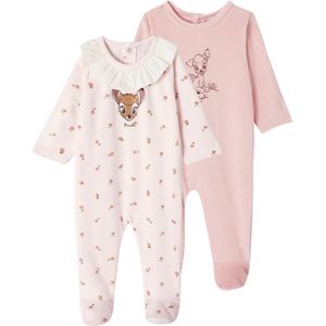 Vertbaudet - Set van 2 - Fluwelen Slaappakjes - Disney® Bambi
