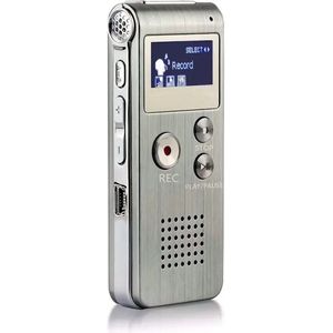 PolkaHome - Draagbare Digitale Voice Recorder - 8GB - MP3 Speler - Oplaadbaar