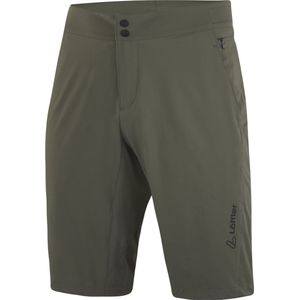 Loeffler fietsbroek kort M Bike Shorts Grav-E ASSL heren - Olijf Groen