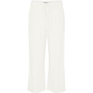 Vero Moda Line Cropped Linen Mix Broek