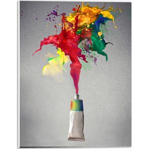 Forex - Verfspuit met Kleuren Verf - 30x40cm Foto op Forex
