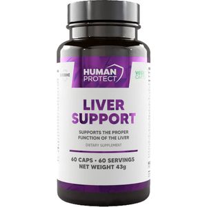Human Protect - Liver Support - 60 caps - 60 doseringen - Lever reiniging - mariadistel - lever detox - detox - milk thistle