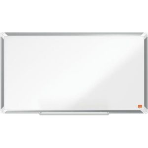 Nobo Premium Plus Widescreen Magnetisch Whiteboard Staal - Met Accessoire Houder - Inclusief Whiteboard Marker - 710x400mm