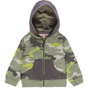 Boboli Fleece Camo Jas Groen 12 Months Jongens