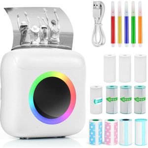 Azomor® Draagbare Bluetooth Mini-fotoprinter met Thermische Printtechnologie en Accessoires