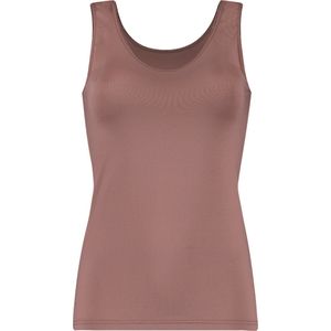 RJ Bodywear Pure Color dames shirt (1-pack) - mauve - Maat: XXL