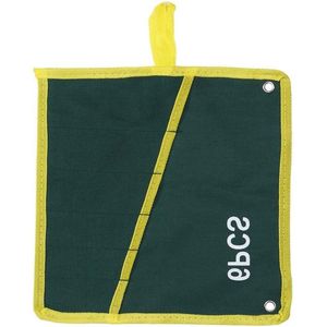 Moersleutel organizer tas oprolbare steeksleutel gereedschap opbergtas groen duurzaam canvas met 6/8/10/12/14/25 zakken (6PCS)