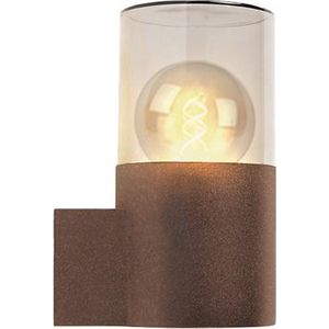 Olucia Sanel - Moderne Buiten wandlamp - Aluminium - Roestkleurig