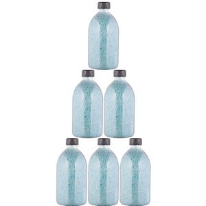 Badkaviaar Hamam - 400 gram - met zwarte dop - set van 6 stuks - bad parels voor in bad