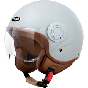 Jethelm voor bromfiets en scooter - Halve helm voor heren en dames