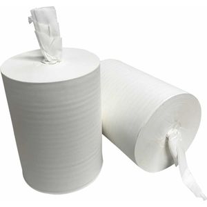 Midi poetspapier cellulose 1 laags - zonder koker - Per rol