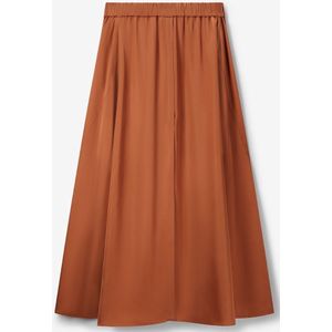 Sissy-Boy - Maxi Rok - Lichtbruin - 100% Viscose - Hoge Taille met Elastische Band