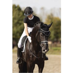 Oornetje Soundless Zwart Cob | Zwart | Vliegenmuts paard