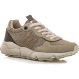 Mustang - 60883 - Klimschoenen - Beige - Plat - Veters - Casual