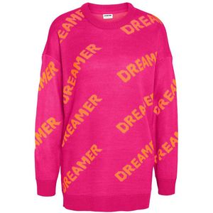 Noisy May - Cosmic - Trui - Roze - Oversized - Lange Mouwen