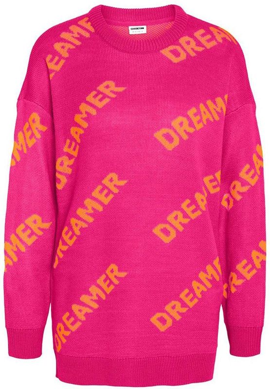 Noisy May - Cosmic - Trui - Roze - Oversized - Lange Mouwen