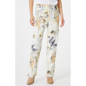 BSB Millie - Broek - Bloemenprint - Ecru - XS