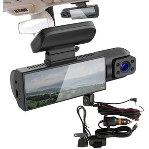 Dashcam Auto - Wifi Rijrecorder - 2 Kanaals 1080P - Groothoeklens (170°/110°) - Super Nachtzicht - G-Sensor - Parking Monitoring - Loop Opname