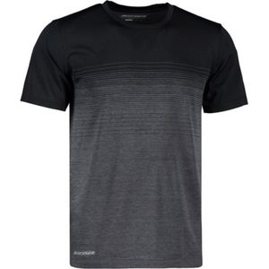 IDI G21024 Man Seamless S/S T-Shirt | Striped - Black - Maat M