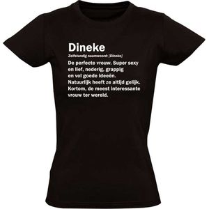 Dineke Woordenboek Dames T-shirt - cadeau - kado - verjaardag