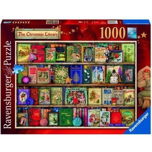 Ravensburger puzzel The Christmas Library - Legpuzzel - 1000 stukjes