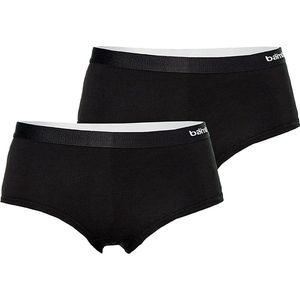 Apollo dames hipsters Bamboo - maat S - 2-pack - zwart