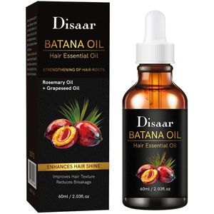 100% Pure Batana Olie met Rozemarijnolie en Druivenpitolie voor extra kracht en glans - Dr. Sebi - Batana Oil - Haarolie - Haargroei - Hair Oil - Scalp - Hoofdhuid - Schilfers