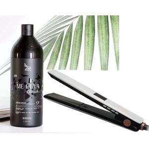 Mask progressiva  Me Leva Keratine behandeling + Kemei Stijltang professioneel